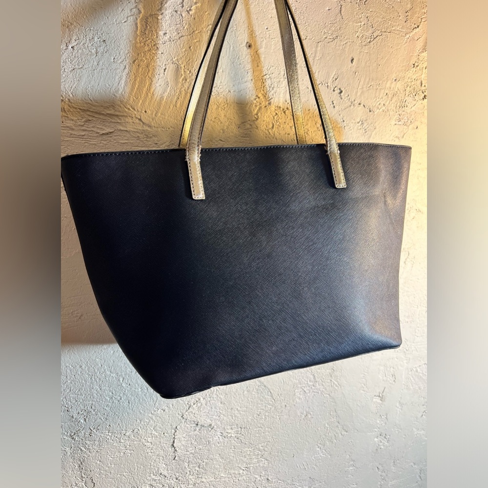 Kate Spade Black and Cream Tote Bag - GUC Rehab - See Callouts - Picture 8 of 16
